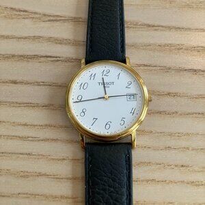 Tissot Gold-plated and Steel watch